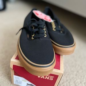 Black and Gold Vans